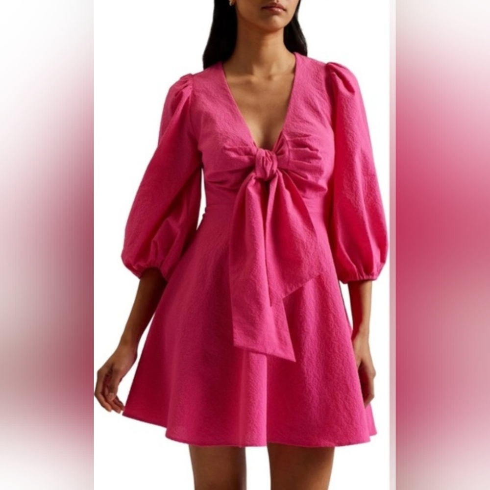 Kate Spade Vibrant Pink Mini Dress - Picture 3 of 4